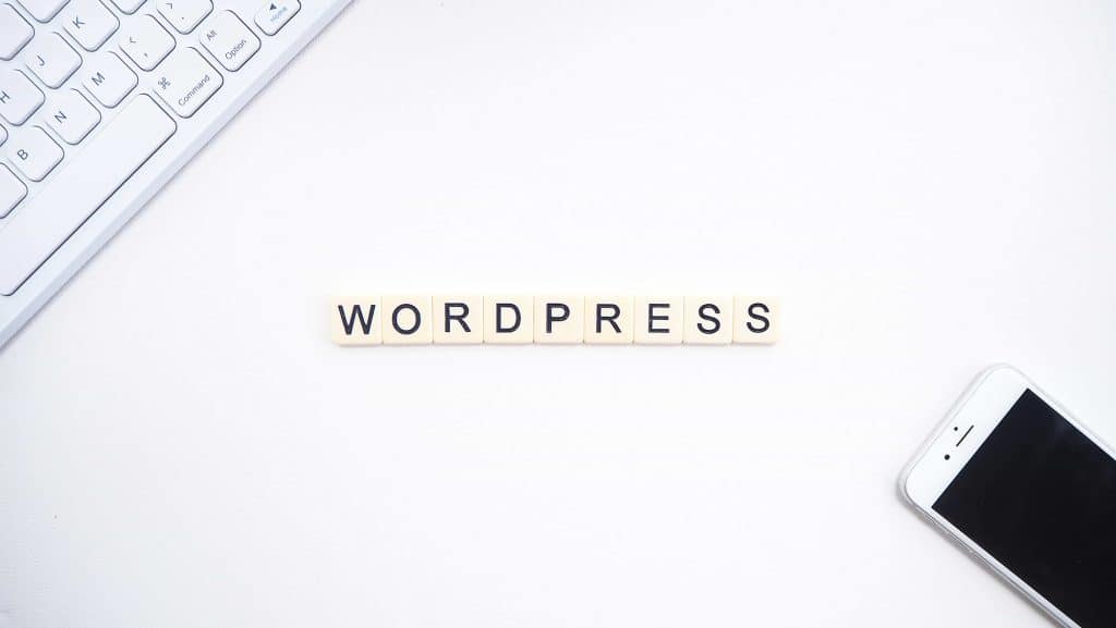 wat is WordPress, een afbeelding met de tekst WordPress