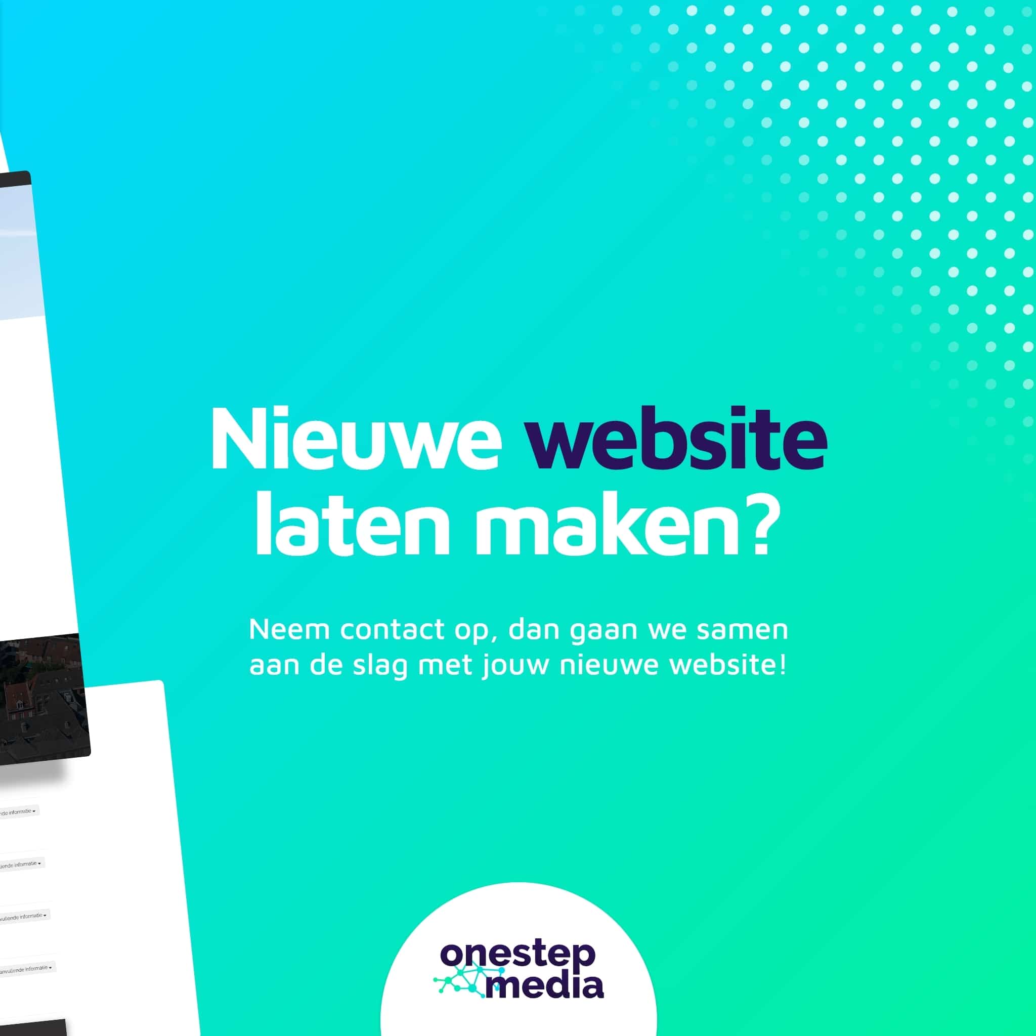 Foto als onderdeel van de portfolio presentatie. Op deze slide zijn enkele screenshots van de website van het gemeente Zutphen te zien.