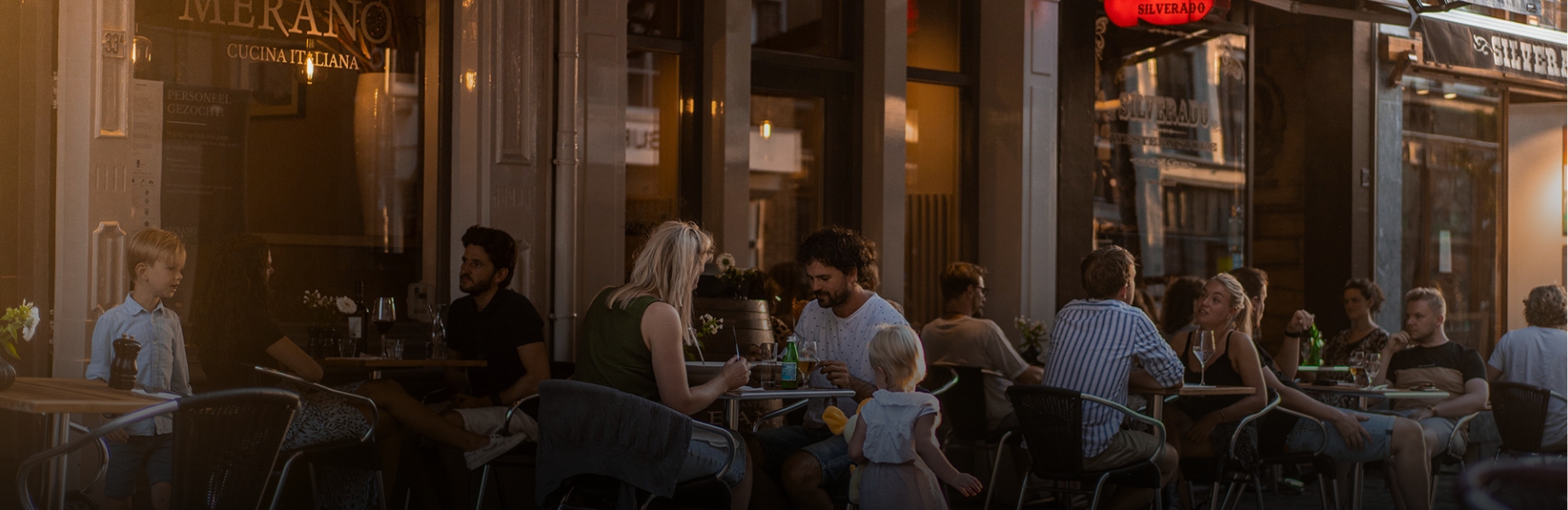Restaurant Merano uit Nijmegen - Terras aanzicht